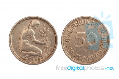 Rare Coin Of Germany Stock Photo