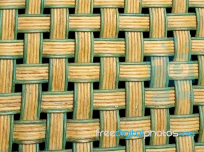 Rattan Weave Texture Stock Photo