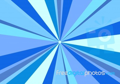 Rays Radius Background Center Blue Stock Image