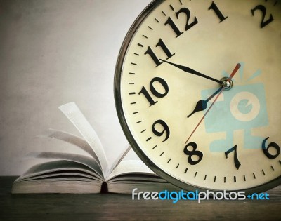 Reading Time Stock Photo