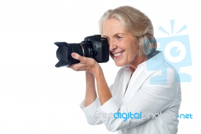 Ready For The Picture? Smile Please! Stock Photo