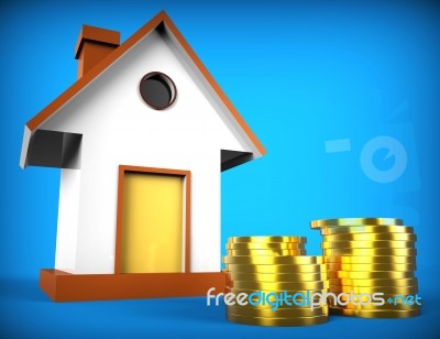 Real Estate Mortgage Represents On The Market And Advance Stock Image