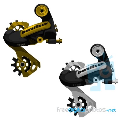 Rear Derailleur Stock Image