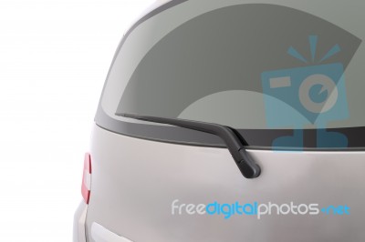 Rear Wiper Wind Shield Cleaner Stock Photo