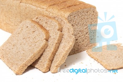 Rectangular Loaf Of Bread Stock Photo