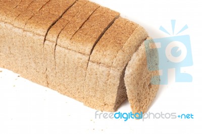 Rectangular Loaf Of Bread Stock Photo