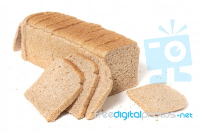 Rectangular Loaf Of Bread Stock Photo