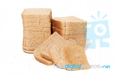 Rectangular Loaf Of Bread Stock Photo