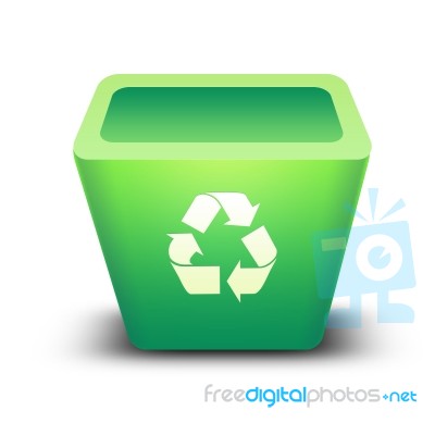 Recycle Bin Stock Image