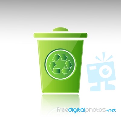 Recycle Bin Stock Image