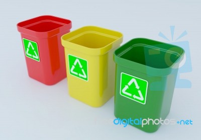 Recycle Bin Stock Image