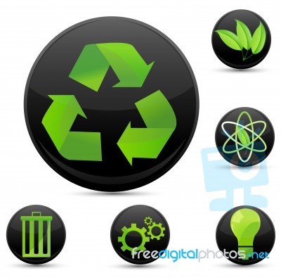 Recycle Icons Stock Image