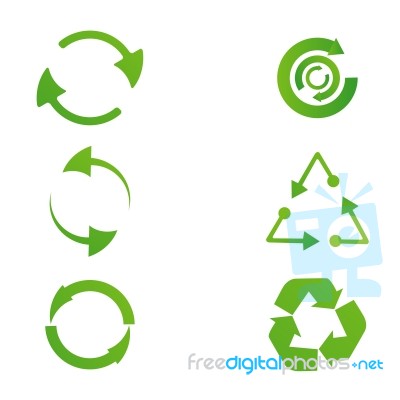 Recycle Icons Stock Image