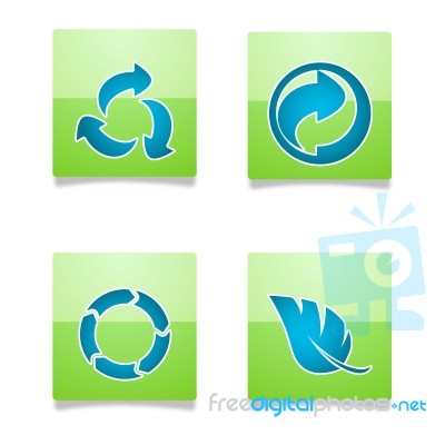 Recycle Icons Stock Image