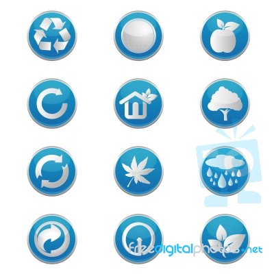 Recycle Icons Stock Image