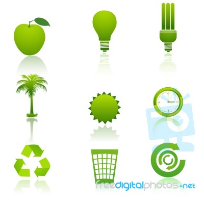 Recycle Icons Stock Image