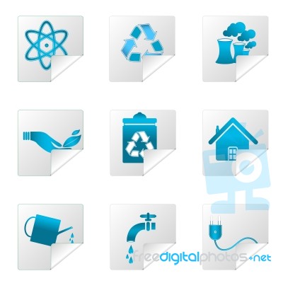 Recycle Icons Stock Image