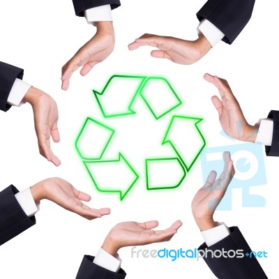 Recycle Is Important Stock Photo