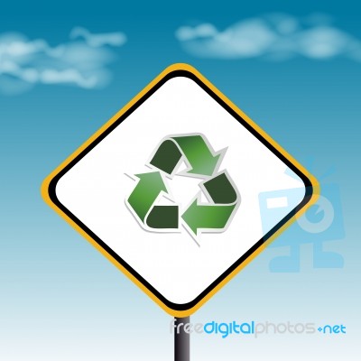 Recycle Sign Stock Image