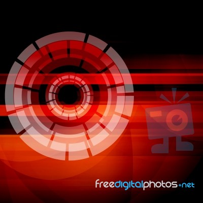 Red Abstract Background Stock Image