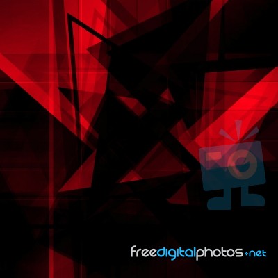 Red Abstract Background Stock Image