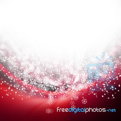 Red Abstract Background Stock Image