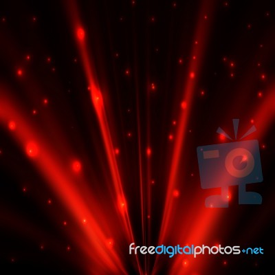 Red Abstract Background Stock Image