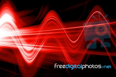 Red Abstract Background Stock Image