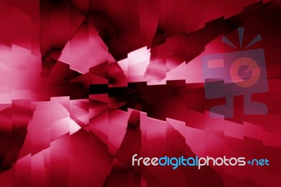 Red Abstract Background Stock Image