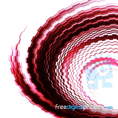 Red Abstract Background Stock Image