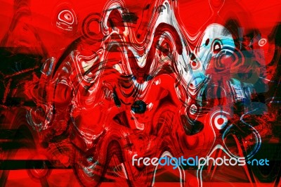 Red Abstract Background Stock Image