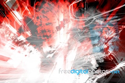 Red Abstract Background Stock Image