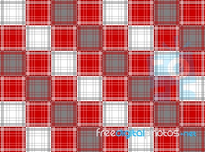 Red And White Plaid Stock Image