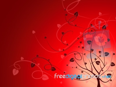 Red Background Represents Design Backdrop And Template Stock Image