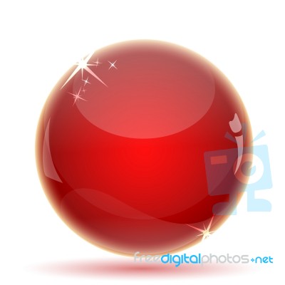 Red Ball Stock Image