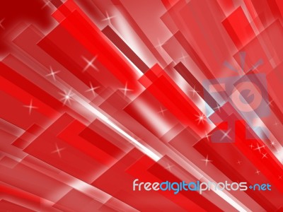 Red Bars Background Means Geometric Or Futuristic Design Stock Image