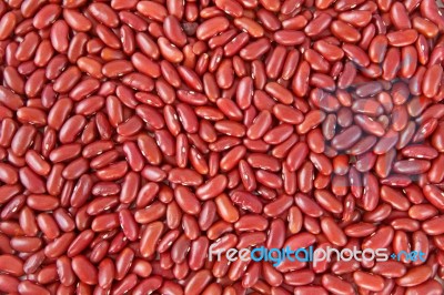 Red Beans Pattern Stock Photo