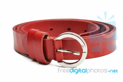 Red Belt Stock Photo