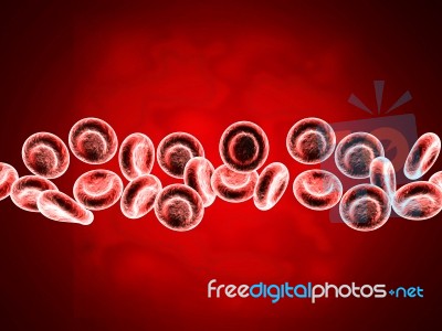  Red Blood Cells With Wain Stock Image