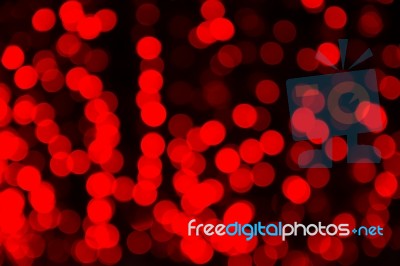 Red Bokeh Stock Photo