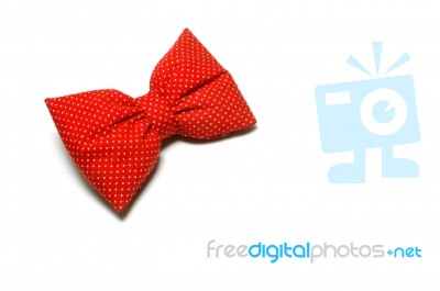 Red Bow Stock Photo