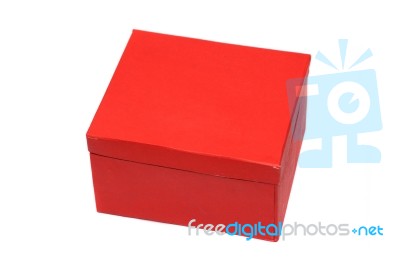 Red Box Stock Photo