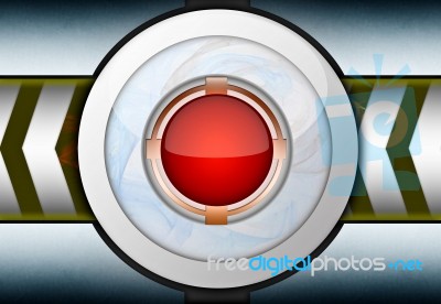 Red Button Stock Image