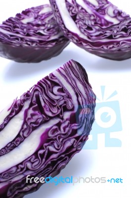 Red Cabbage Stock Photo