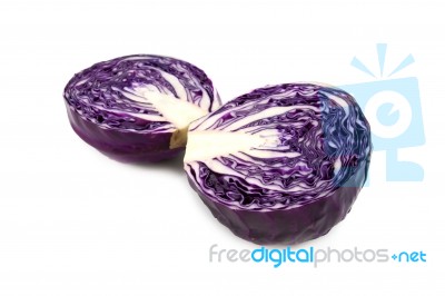 Red Cabbage Stock Photo