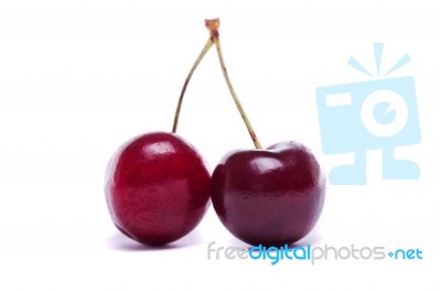 Red Cherries Stock Photo