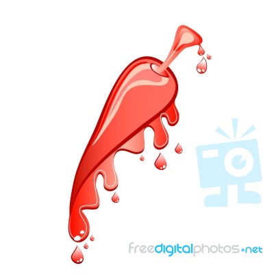 Red Chili Pepper Stock Image