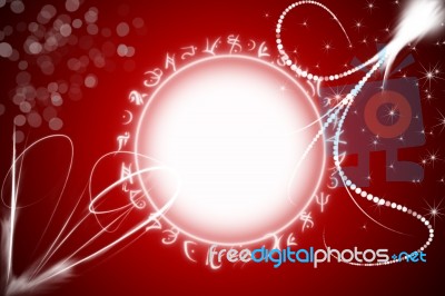 Red Color Background Stock Image