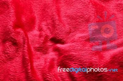 Red Fabric Carpet Background Chinese New Year And Valentine Day Stock Photo