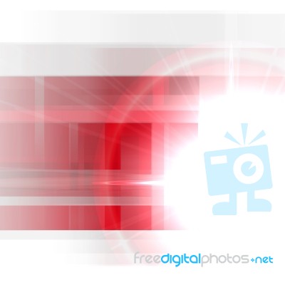 Red Futuristic Background Stock Image